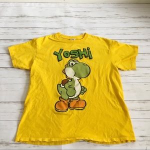 Large Yoshi yellow Graphic tee